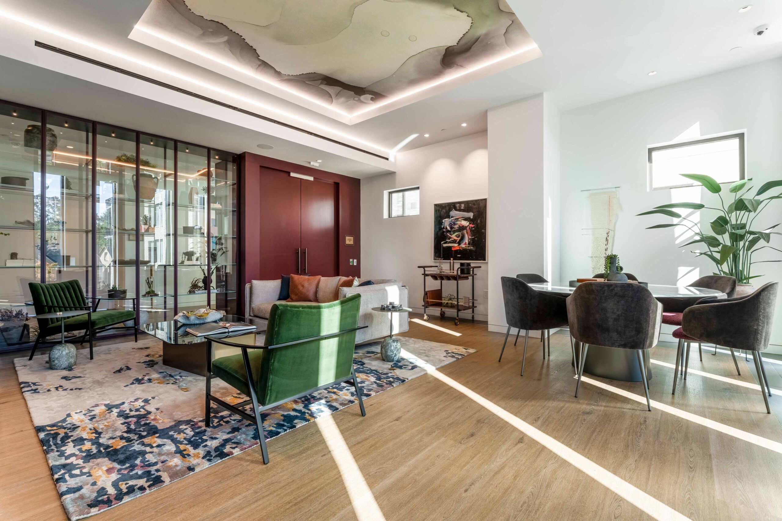 Modern living space with elegant decor