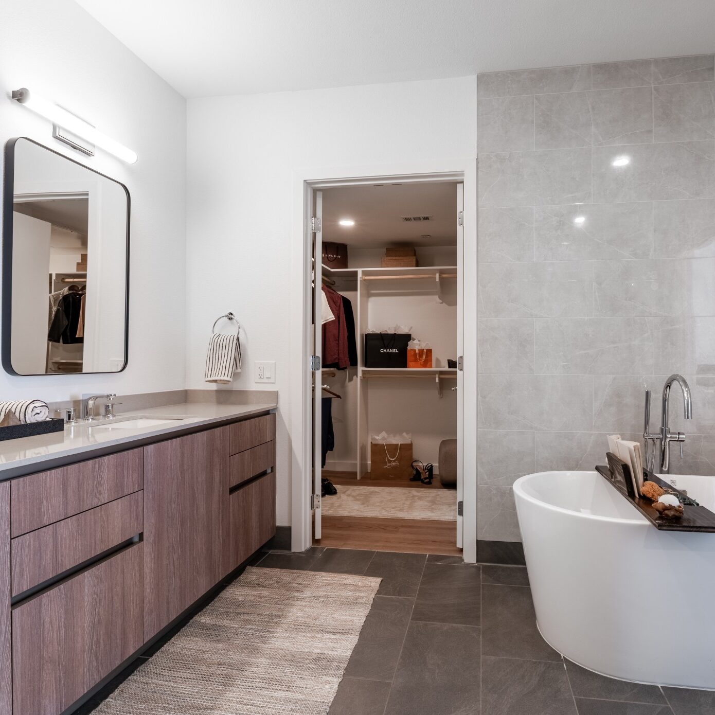 Spa-inspired bathroom